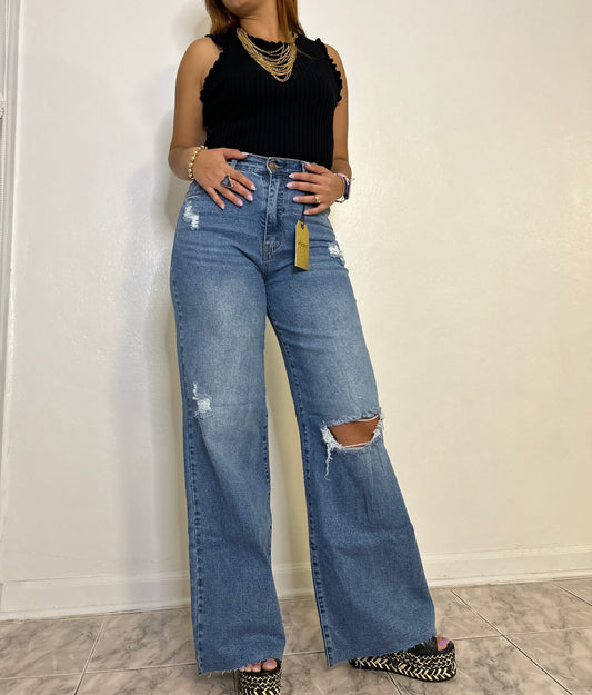 90s Baby Wide Jeans