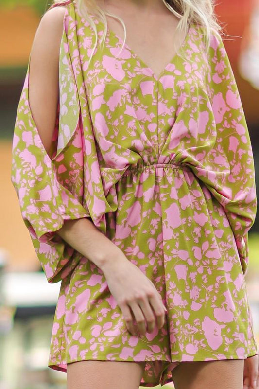 Floral Kimono Romper