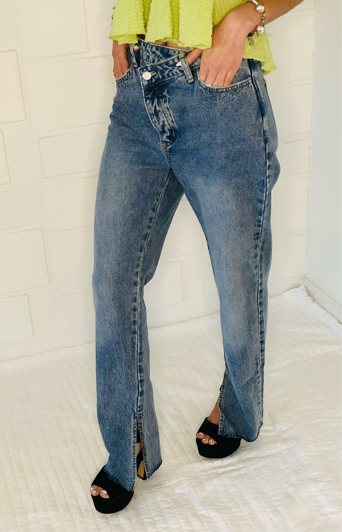 Criss Cross Slim Fit Jean